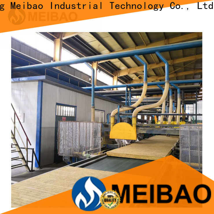 Meibao energy saving rock wool production line supplier for rock wool