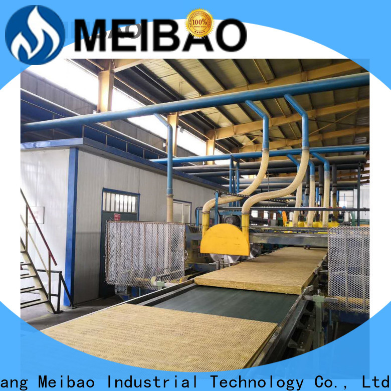 Meibao energy saving rock wool production line factory direct supply for rock wool