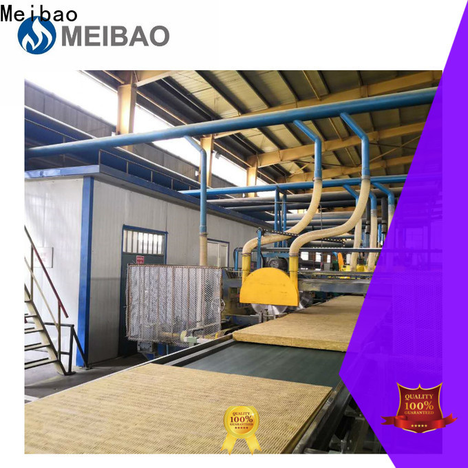 Meibao energy saving rock wool production line supplier for rock wool