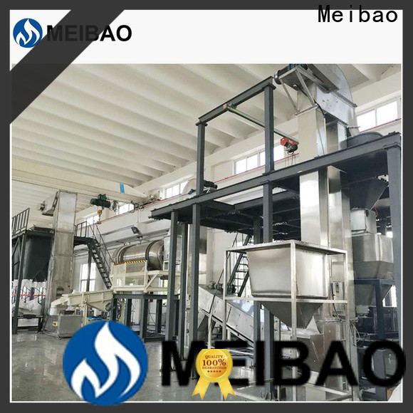 Meibao efficient washing powder production line manufacturer for detergent industry
