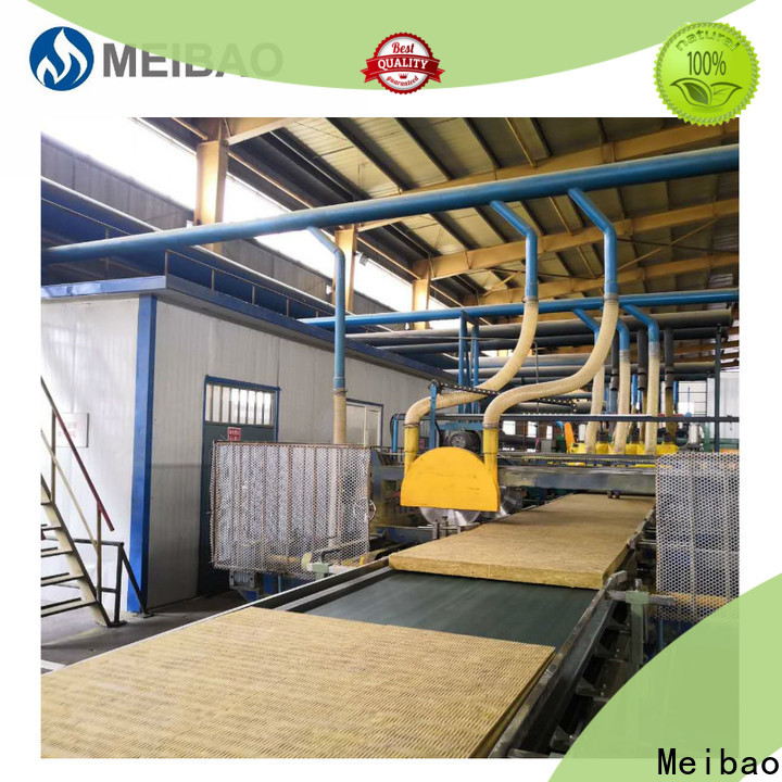 Meibao rockwool sandwich panel production line supplier for rock wool