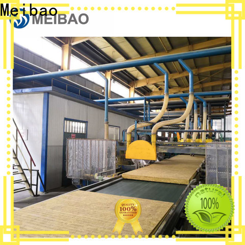 Meibao energy saving rockwool sandwich panel production line manufacturer for rock wool