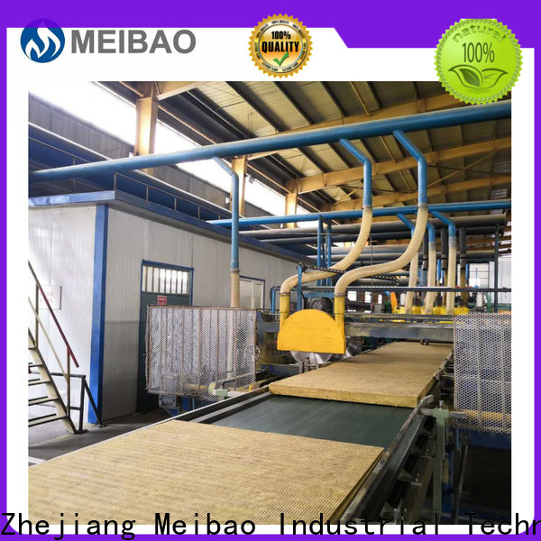 Meibao rockwool sandwich panel production line manufacturer for rock wool