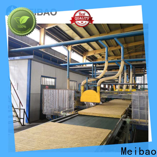 Meibao energy saving rockwool sandwich panel production line factory direct supply for rock wool