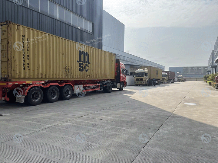 Shipment of Complete Detergent Powder Production Line